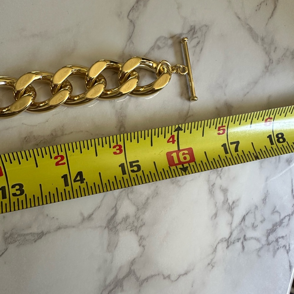 CC Skye Gold and Silver Geometric Necklace - Picture 5 of 5
